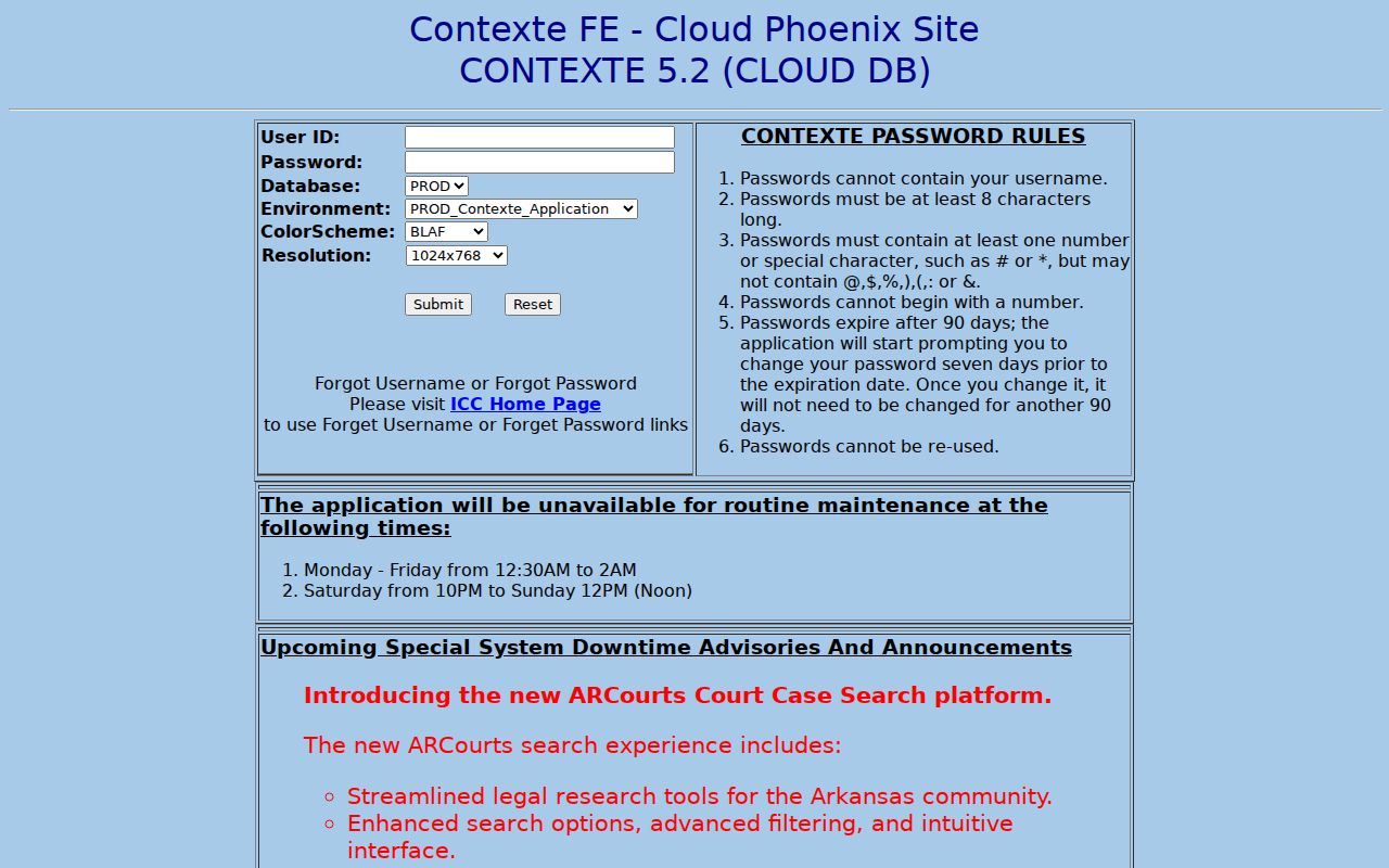 Prairie County case lookup Contexte maintenance information